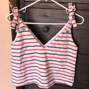 Zara striped tank top